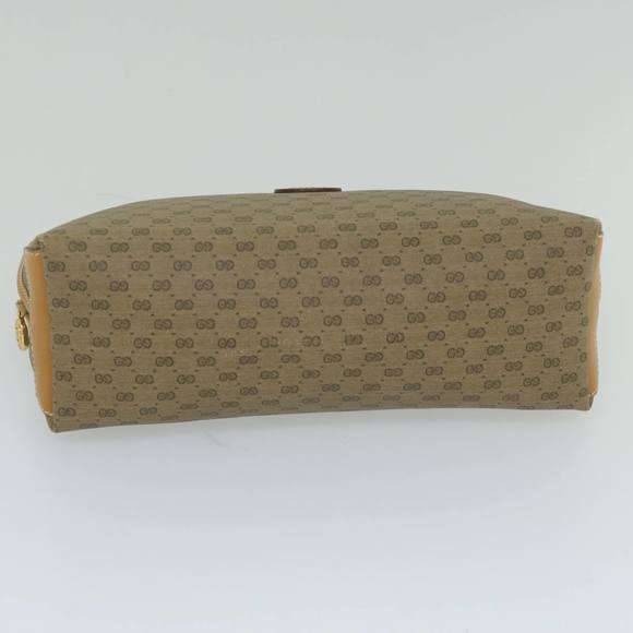 GUCCI Micro GG Supreme Clutch Bag PVC Leather Beige 014 58 0198 Auth th4358 - Picture 6 of 16